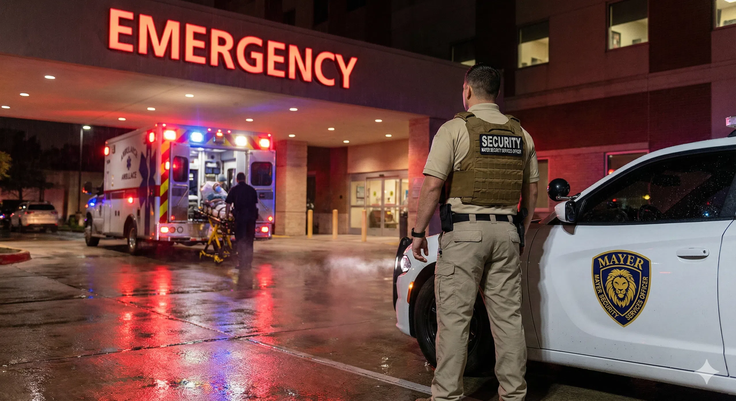 Emergency room armed security in Houston for hospitals and clinics