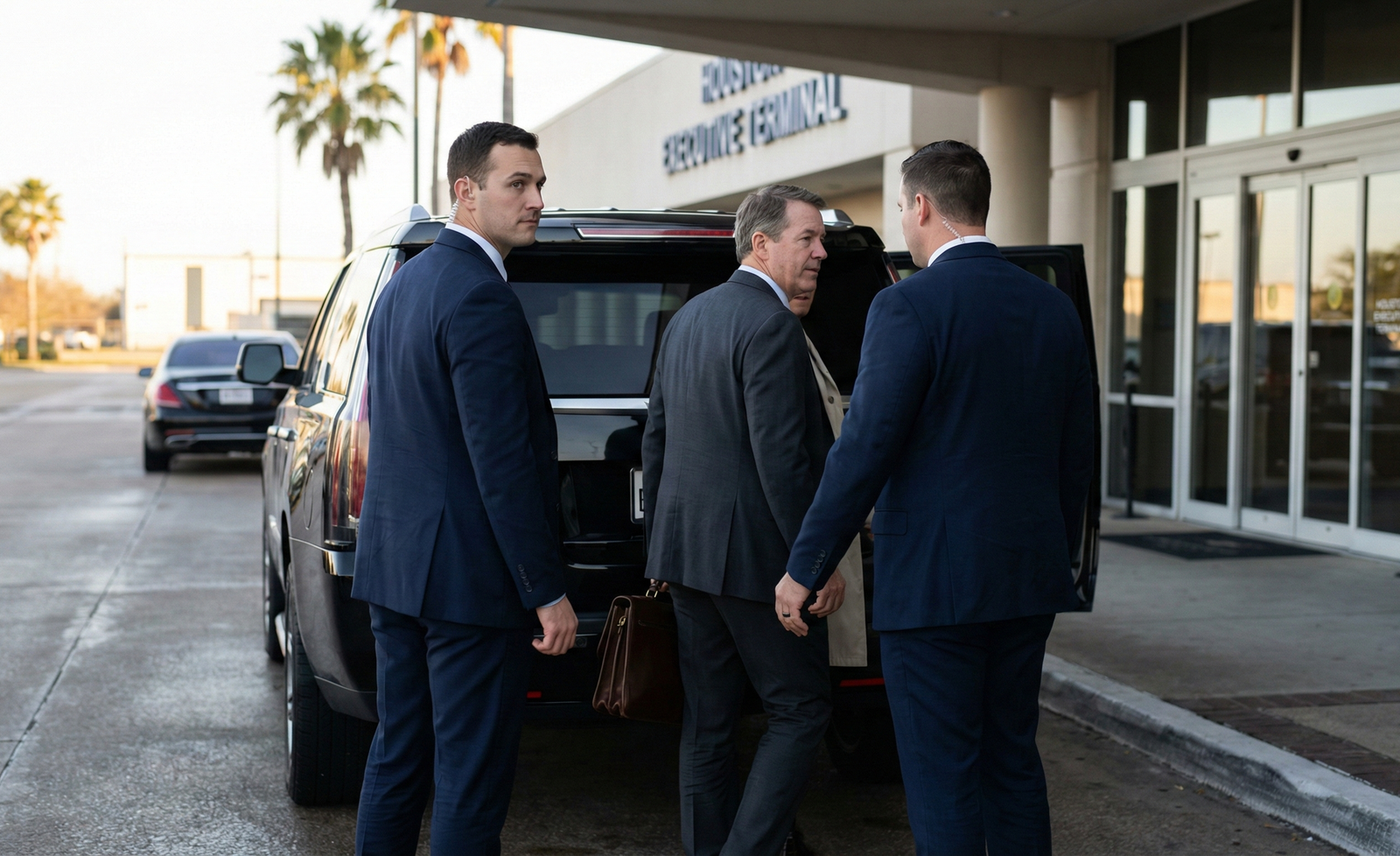 Secure transportation for executive protection in Houston